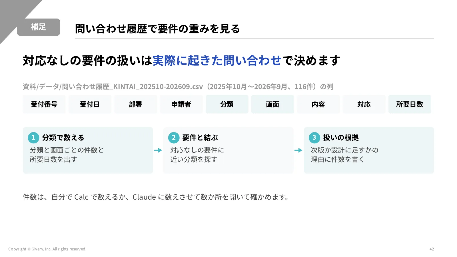 42ページ 数字がずれたときの切り分け